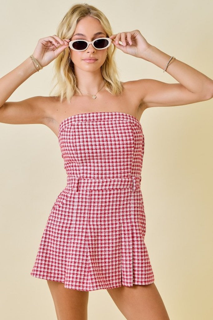 Savie Romper - Red