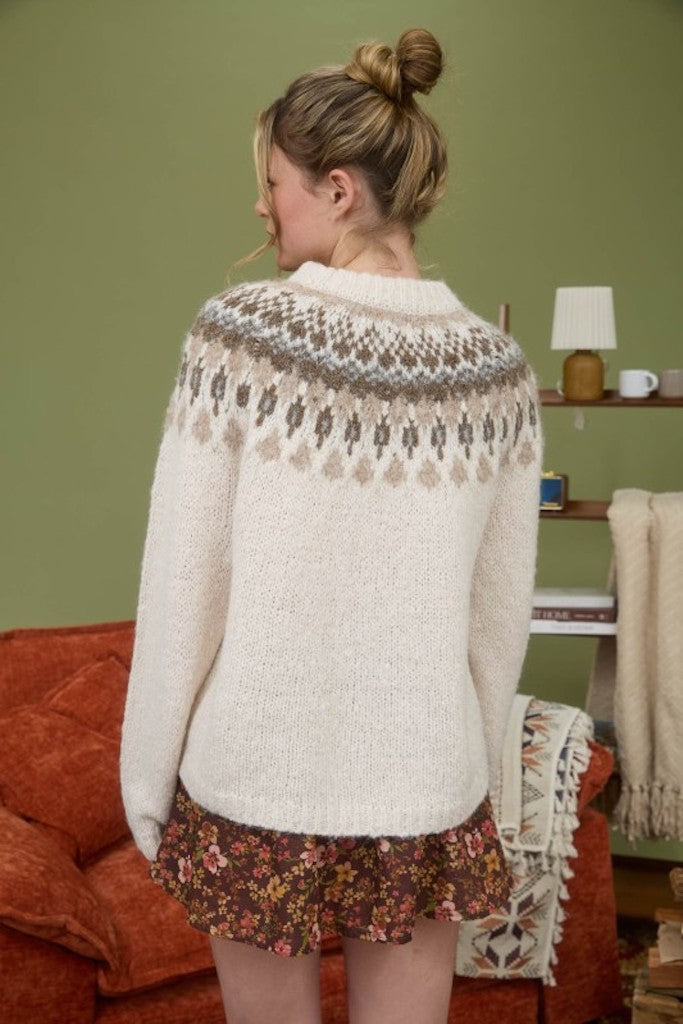 Frostbite Knit Sweater- Ivory