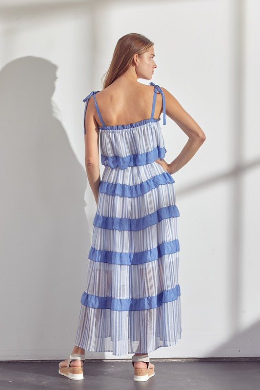 Let&#039;s Brunch Maxi Dress - Blue