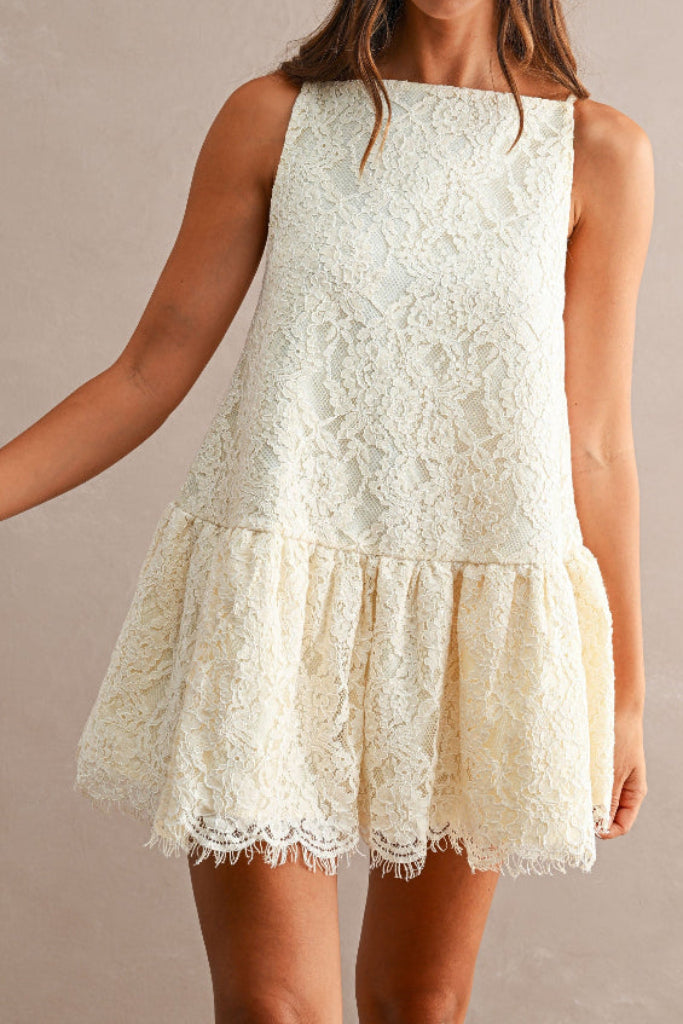 Time After Dress - Cream