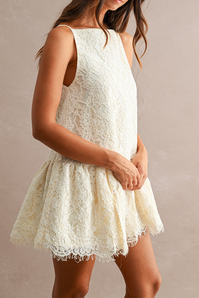 Time After Dress - Cream