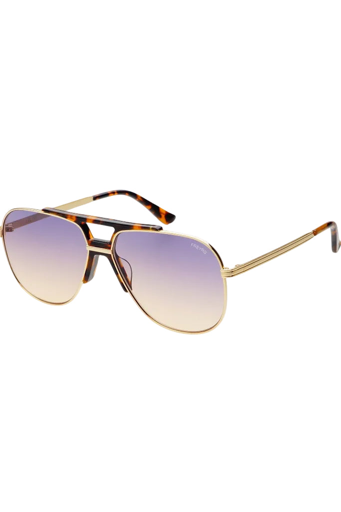 FREYRS Eyewear Logan Acetate Aviator Sunglasses - Sunrise