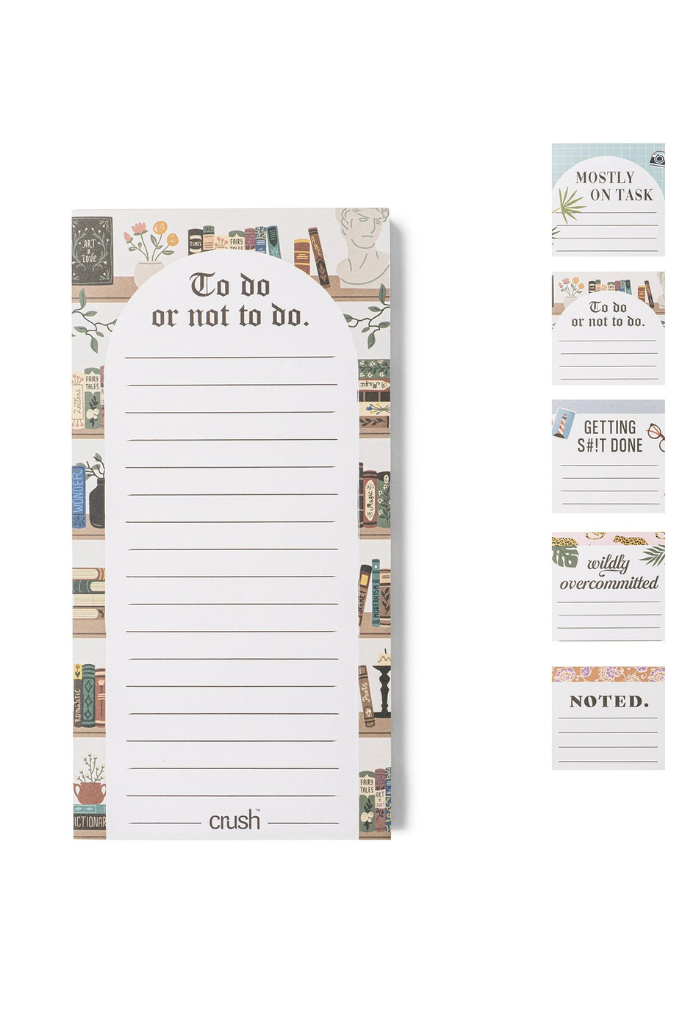 Crush Overachiever To-Do List -