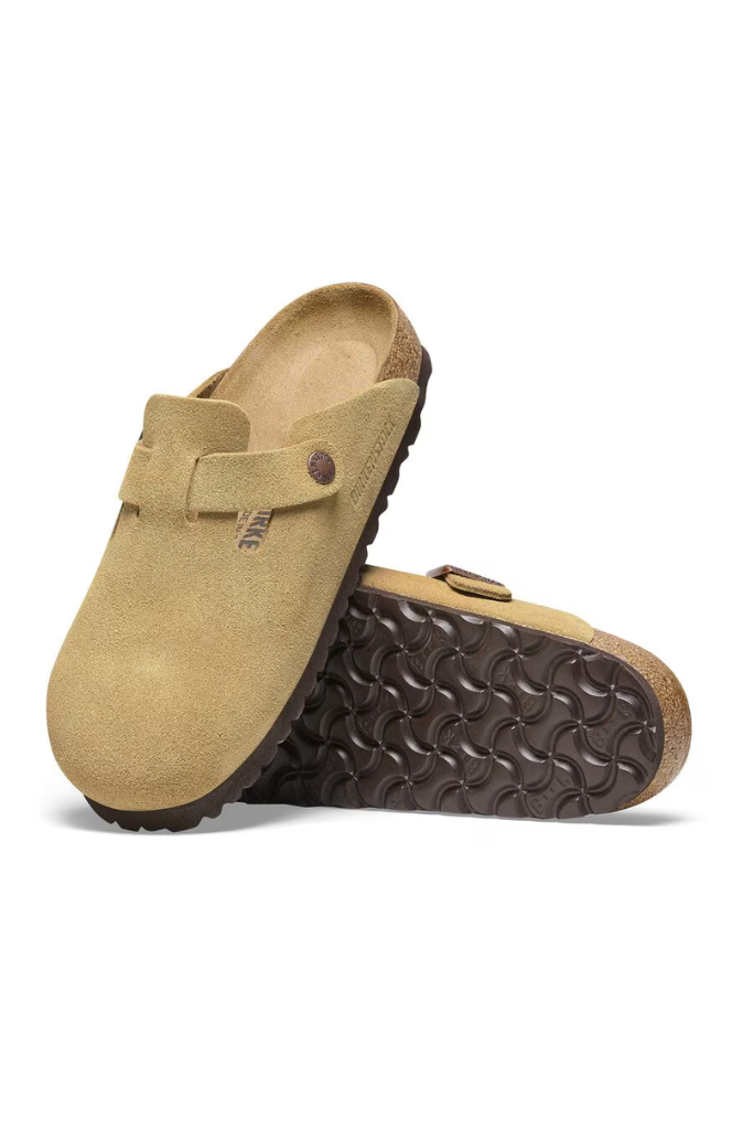 Birkenstock Men's Boston Clog - Latte Cream