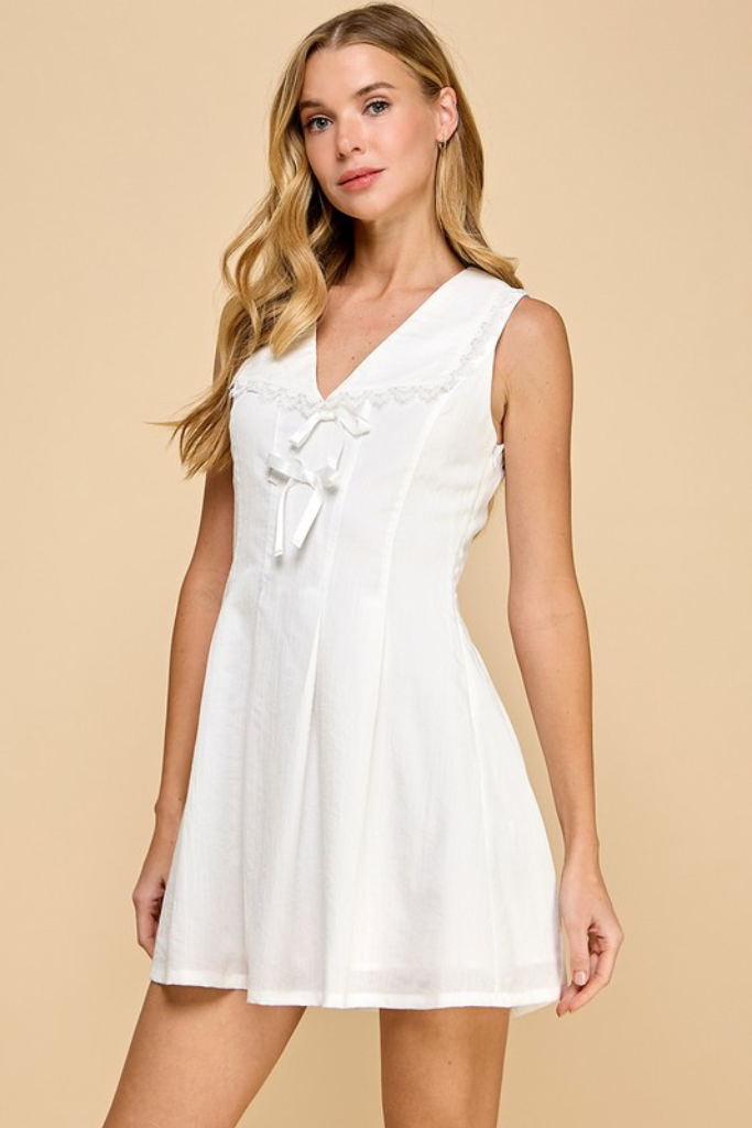 Helena Dress - White