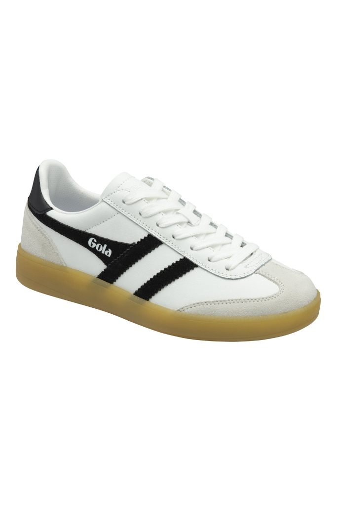 Gola Viper Leather Sneakers - Black/White/Gum