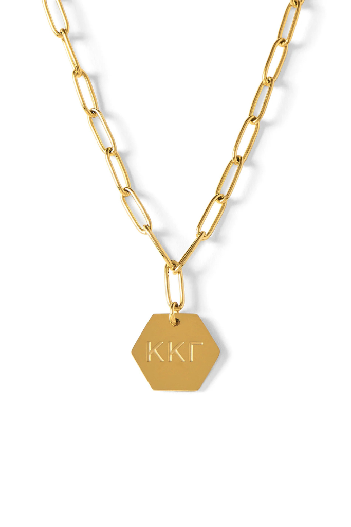 Sorority Paperclip Necklace - KKG