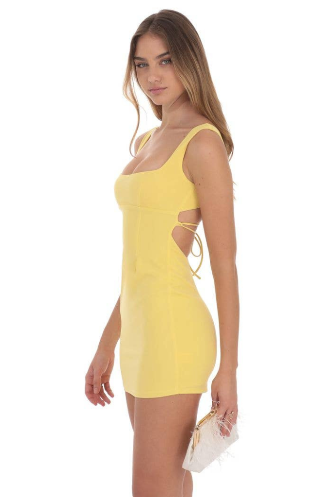 Lucy In The Sky One Wish Dress - Yellow