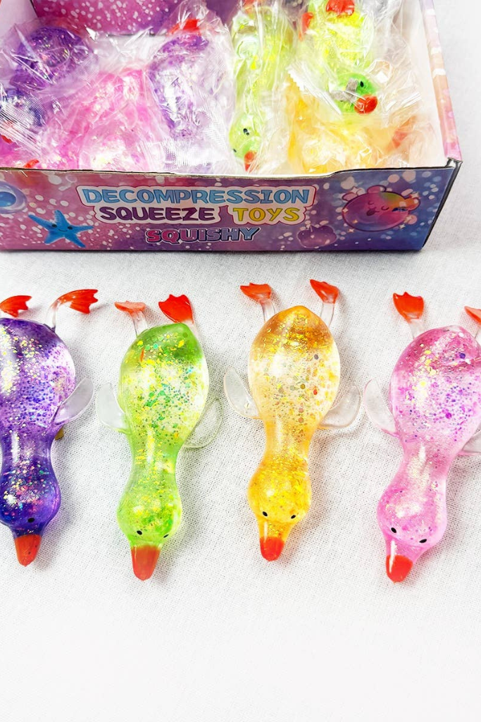 Glitter Duck Squishy - Assorted