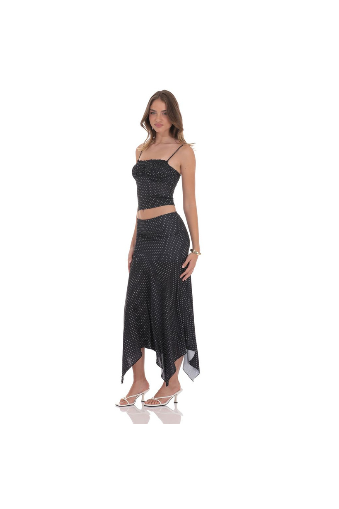 Still Rising Maxi Skirt - Black