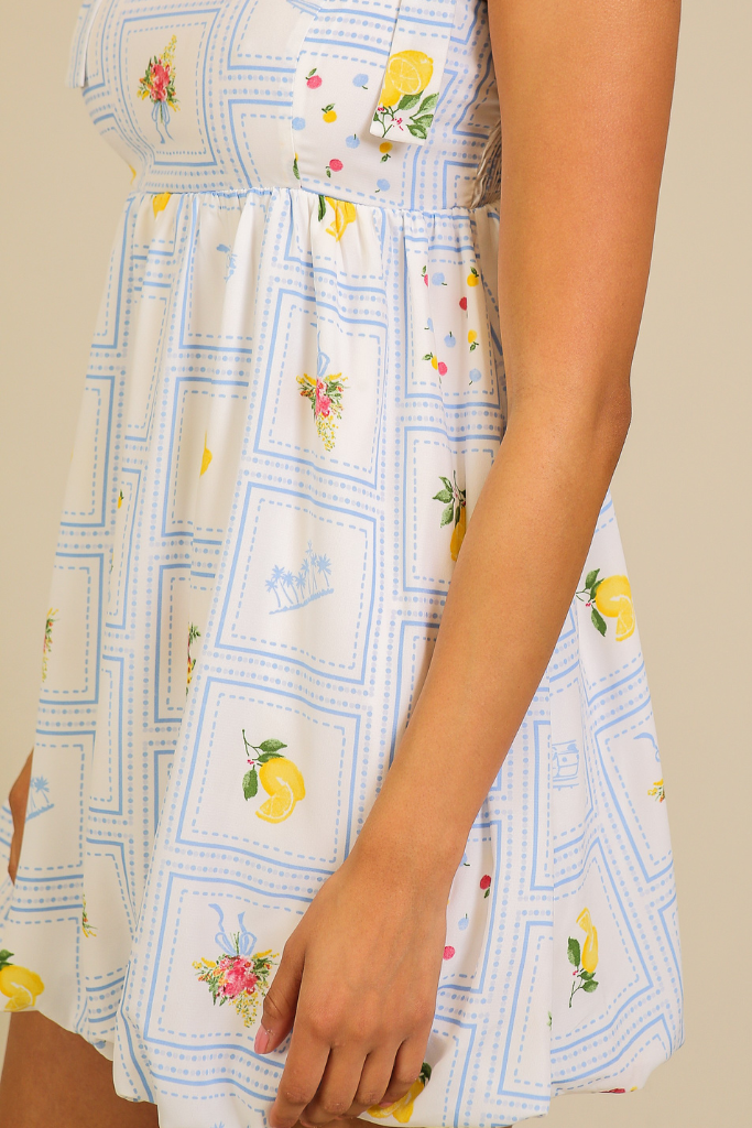Still Sweet Dress - White/Multi