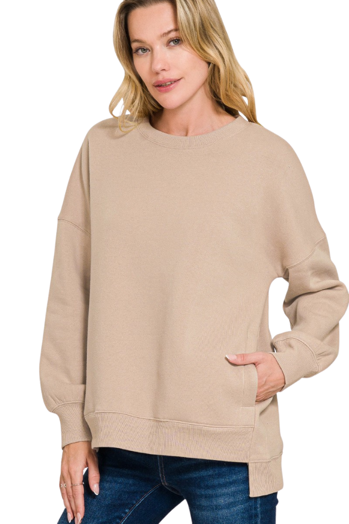 Rise Easy Pullover - Ash Mocha