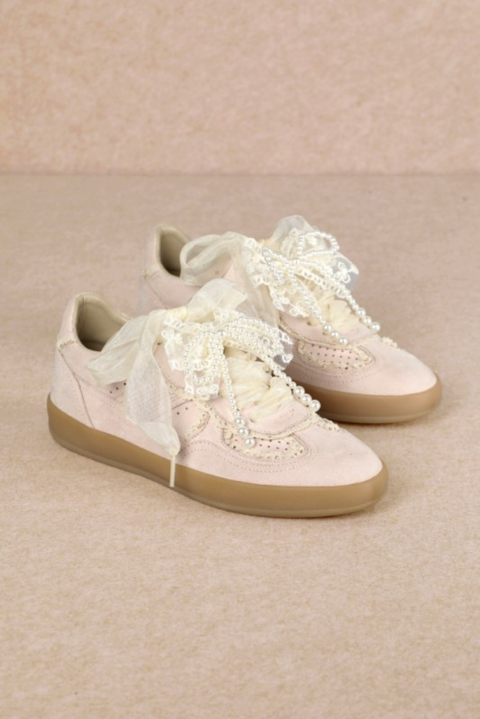 Eleanor Lace Sneaker - Pink