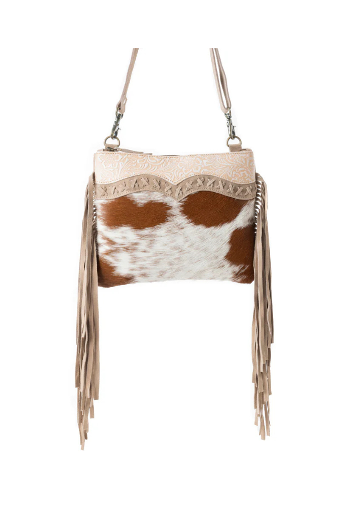 Myra Mesa Rebel Hairon Bag - Spotted Tan
