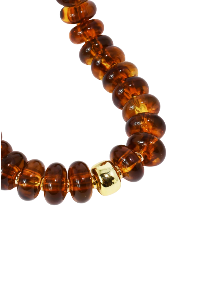 Amber Glow Necklace - Gold