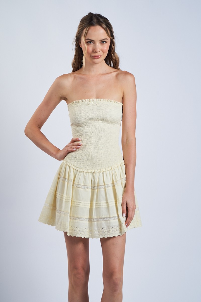 Come Closer Dress - Yellow