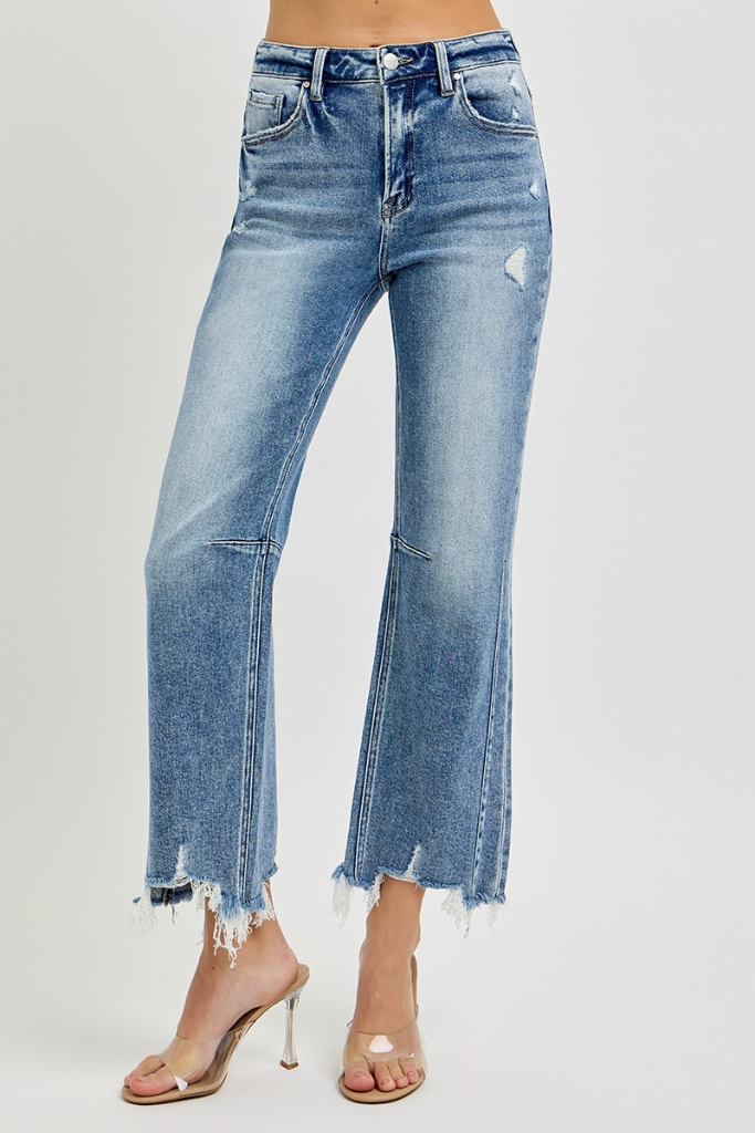 Go Flex Straight Leg Jeans - Medium Wash