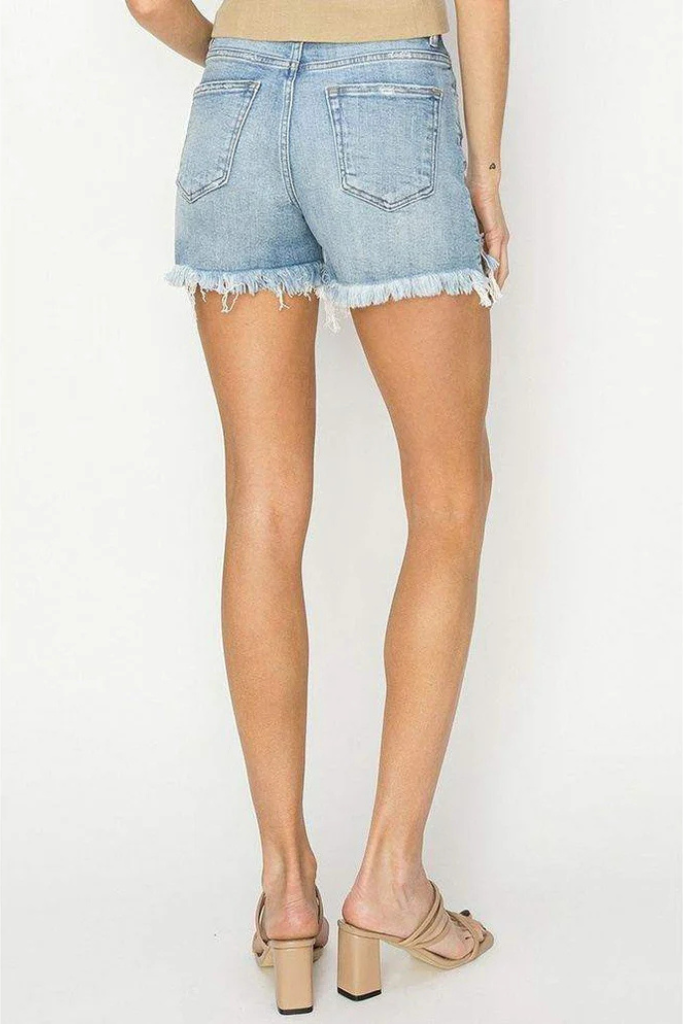 Bet On It Denim Shorts - Light Wash