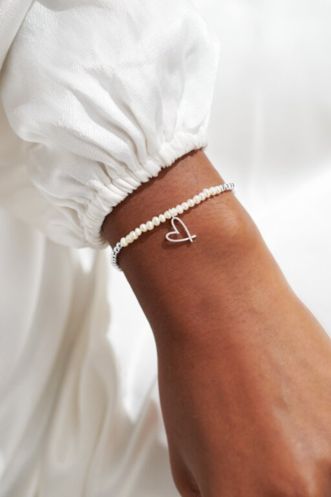 A Little Pearl 'Bride To Be ' Bracelet - Silver