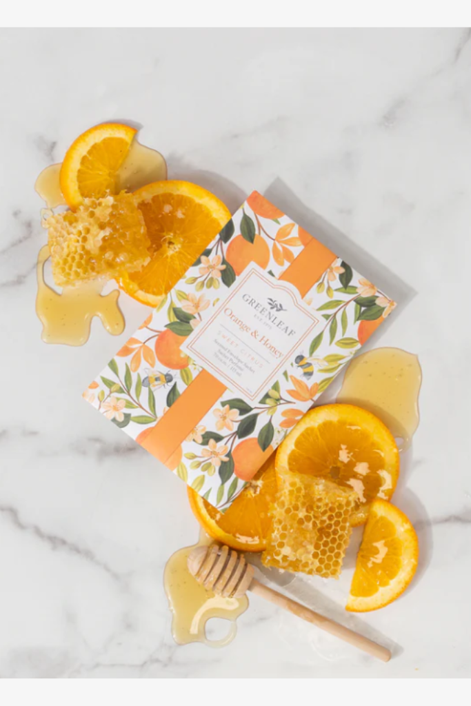 Greenleaf Scented Sachet- Orange & Honey
