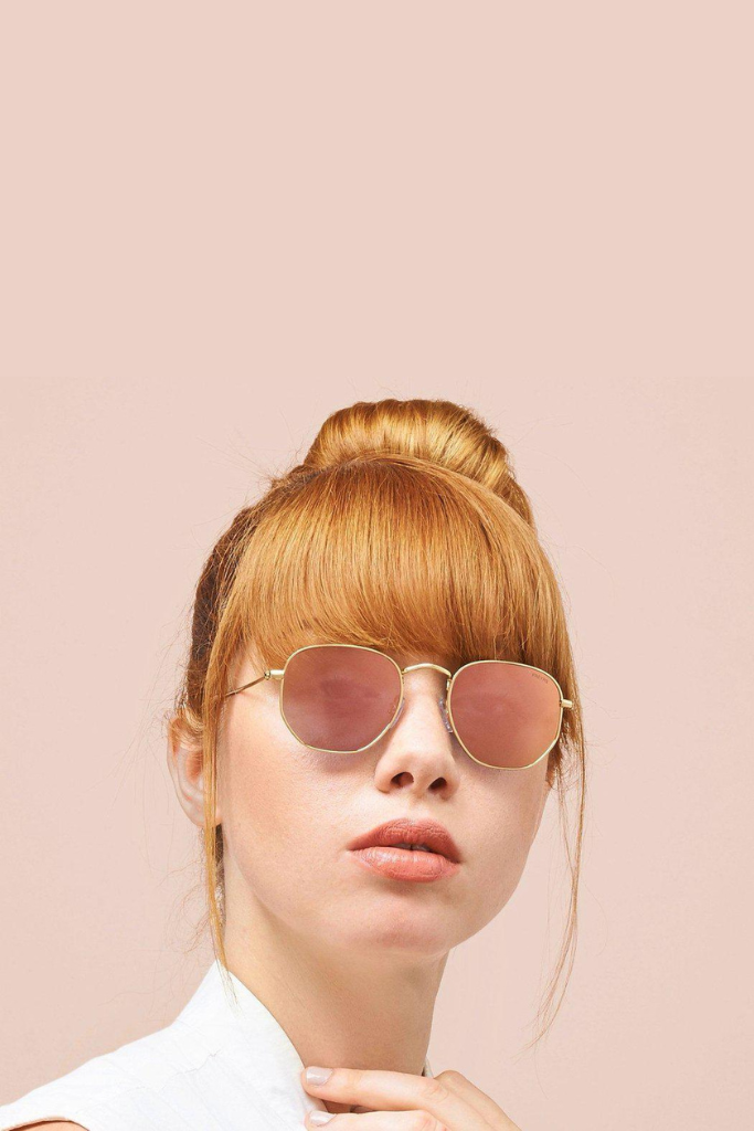 FREYRS Alex Sunglasses- Pink/Gold