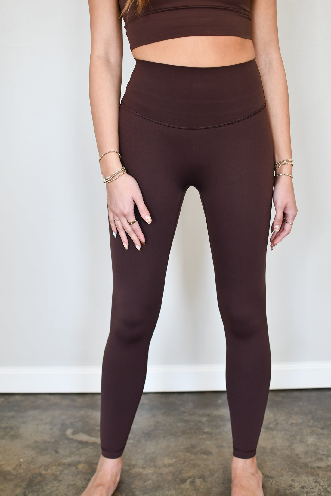 Tooloolah Pure Move Classic Leggings - Espresso