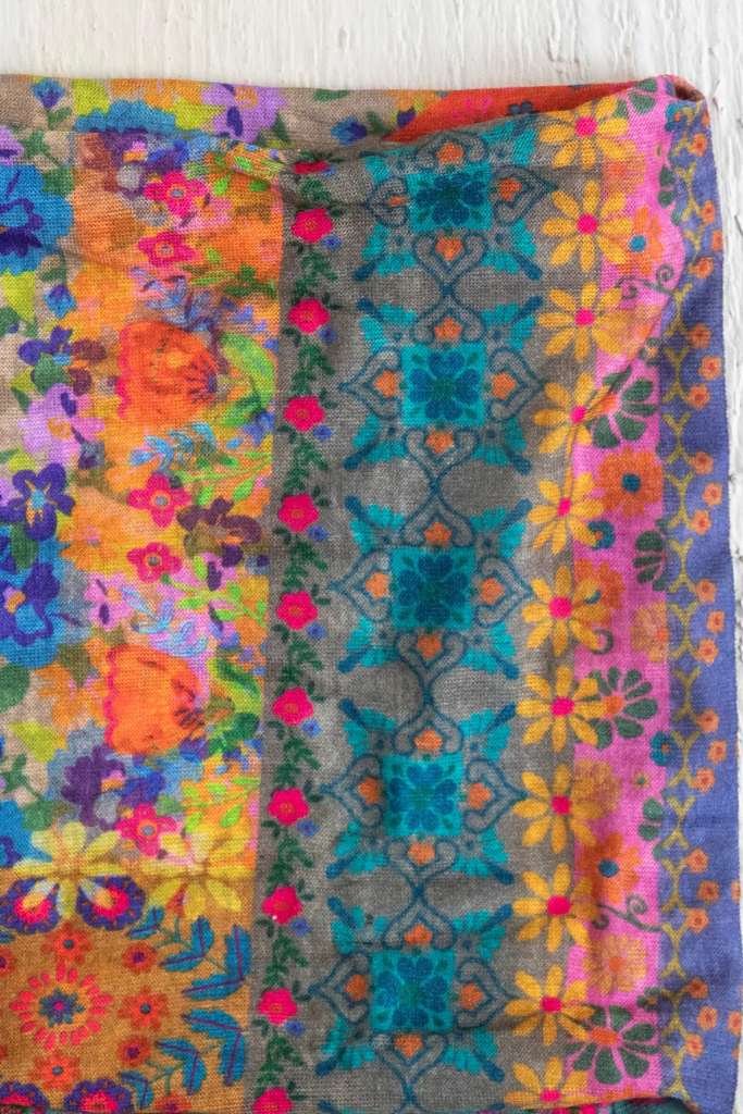 Half Boho Bandeau - Folk Flower Patchwork