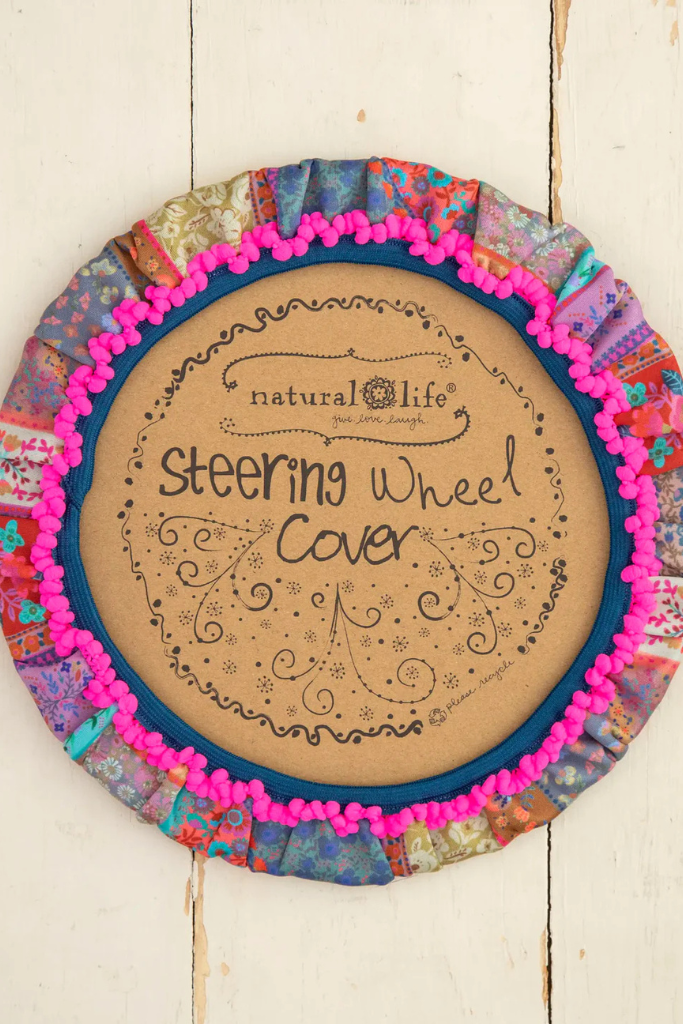 Steering Wheel Cover - Patchwork