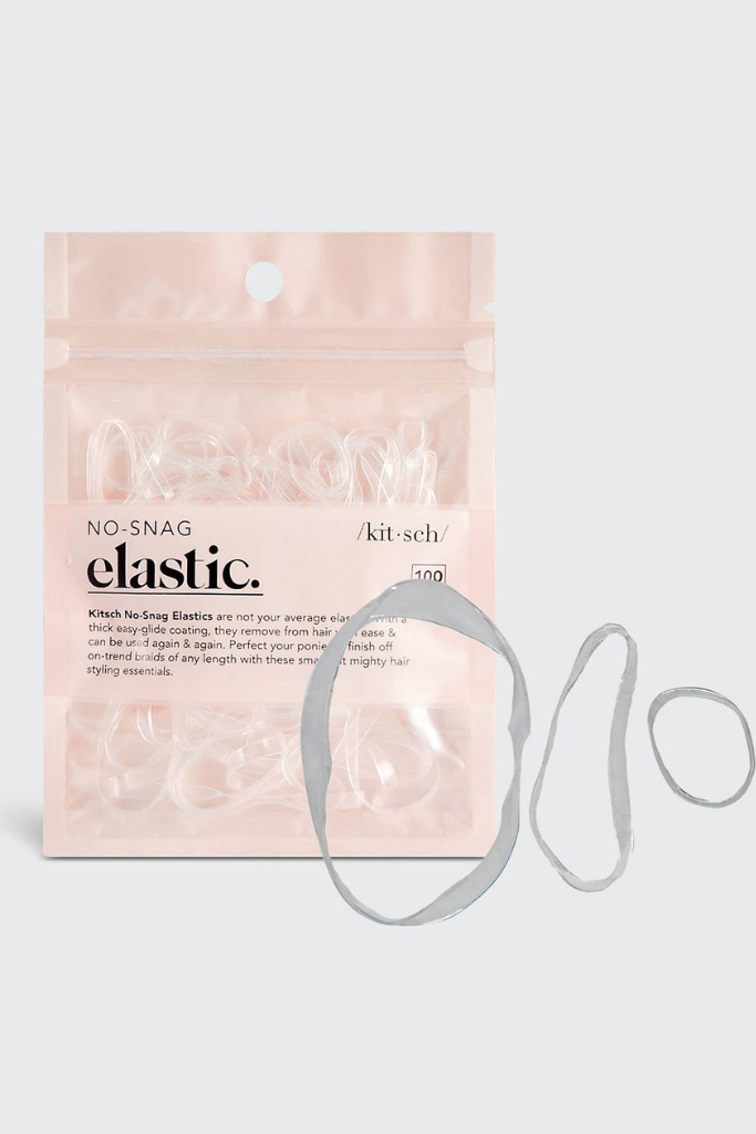 KITSCH No-Snag Elastic 100 pc - Clear