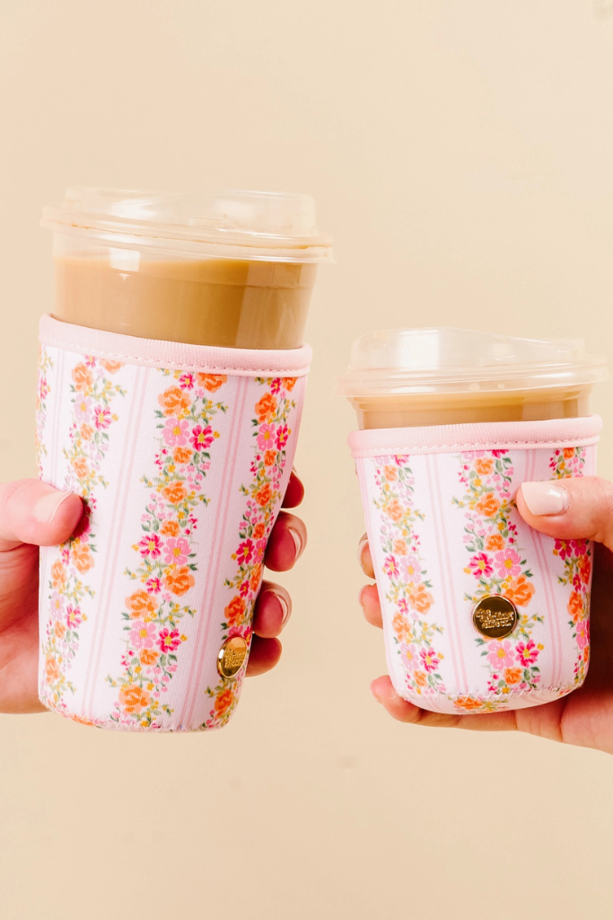 Sip Savvy Large Drink Sleeve - Petal Paradise Pink
