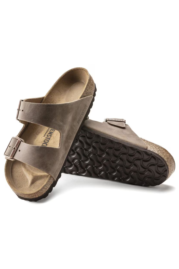 Birkenstock Men's Arizona Oiled Leather Sandal - Tobacco