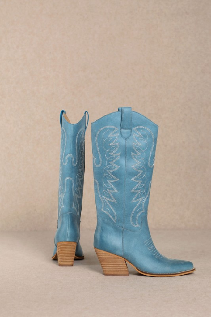 Indy Cowgirl Boot- Blue