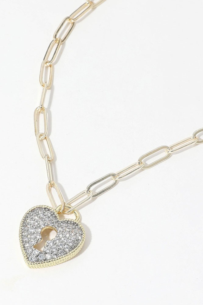 Locked In Necklace - Gold