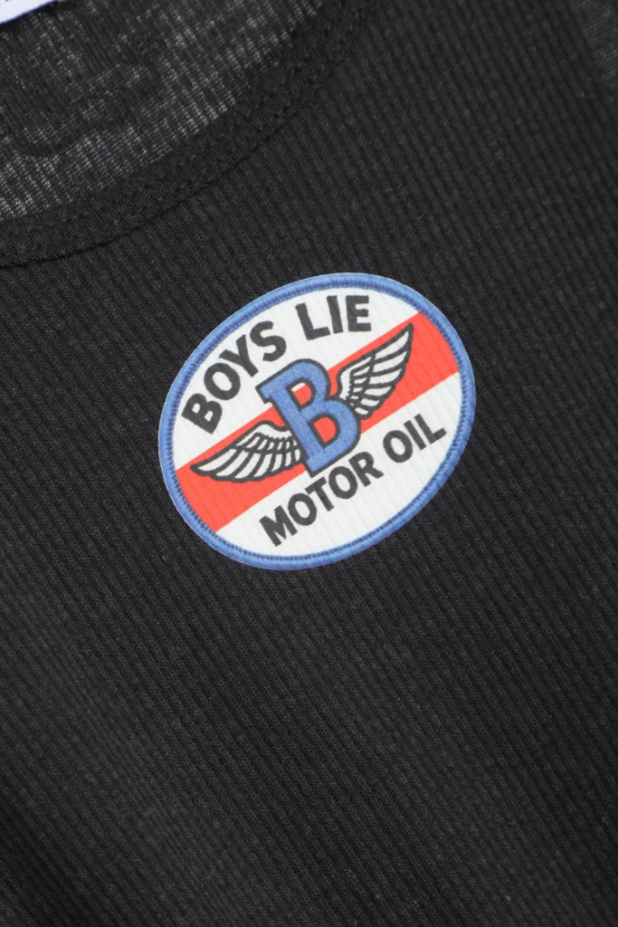 Boys Lie Running On Fumes Tank - Black