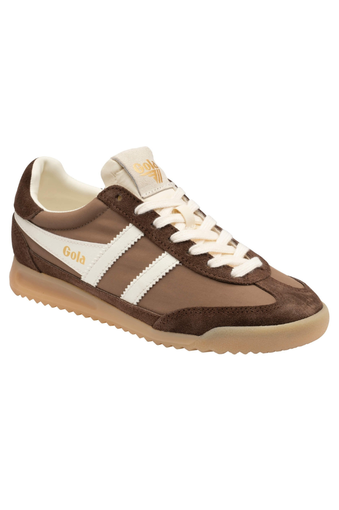 Gola Firefly Sneakers - Dark Brown/Off White/Otter