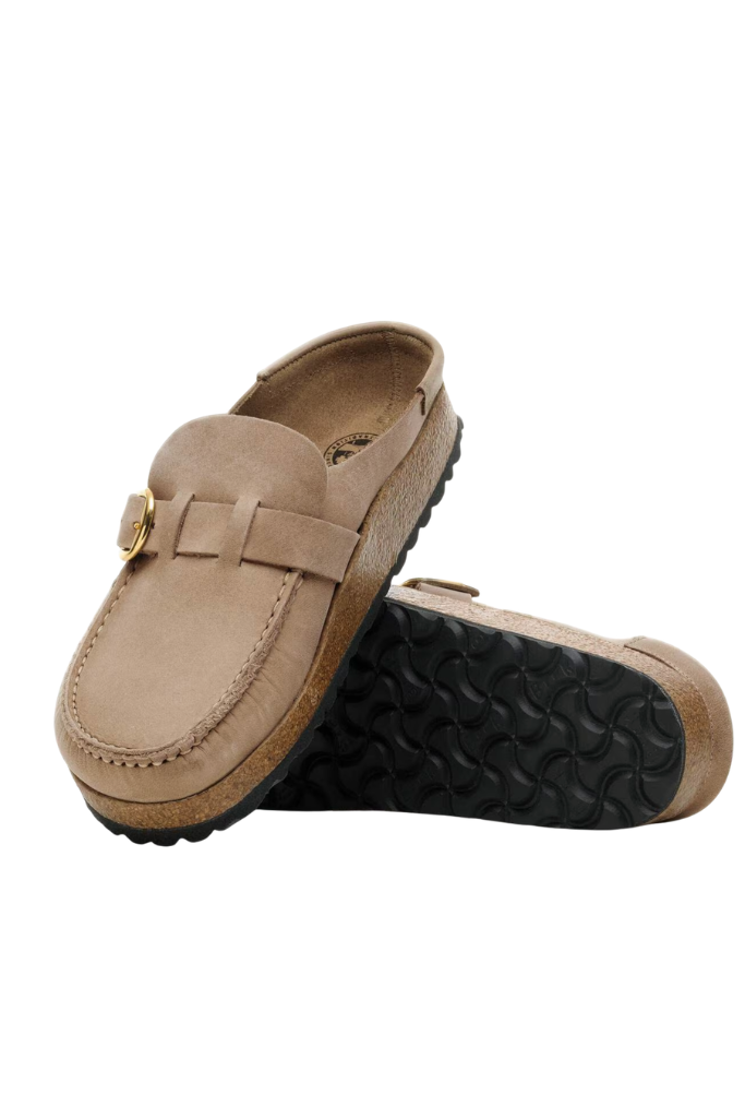 Birkenstock Buckley Oiled Leather Clog - Tobacco