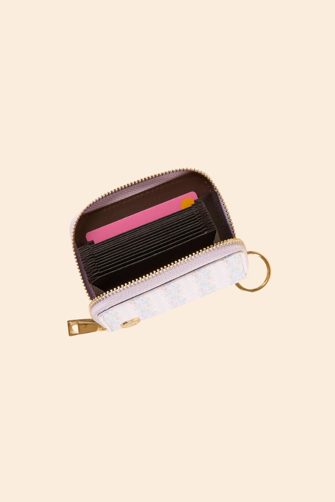 Zip Around Wallet - Petal Paradise Blue