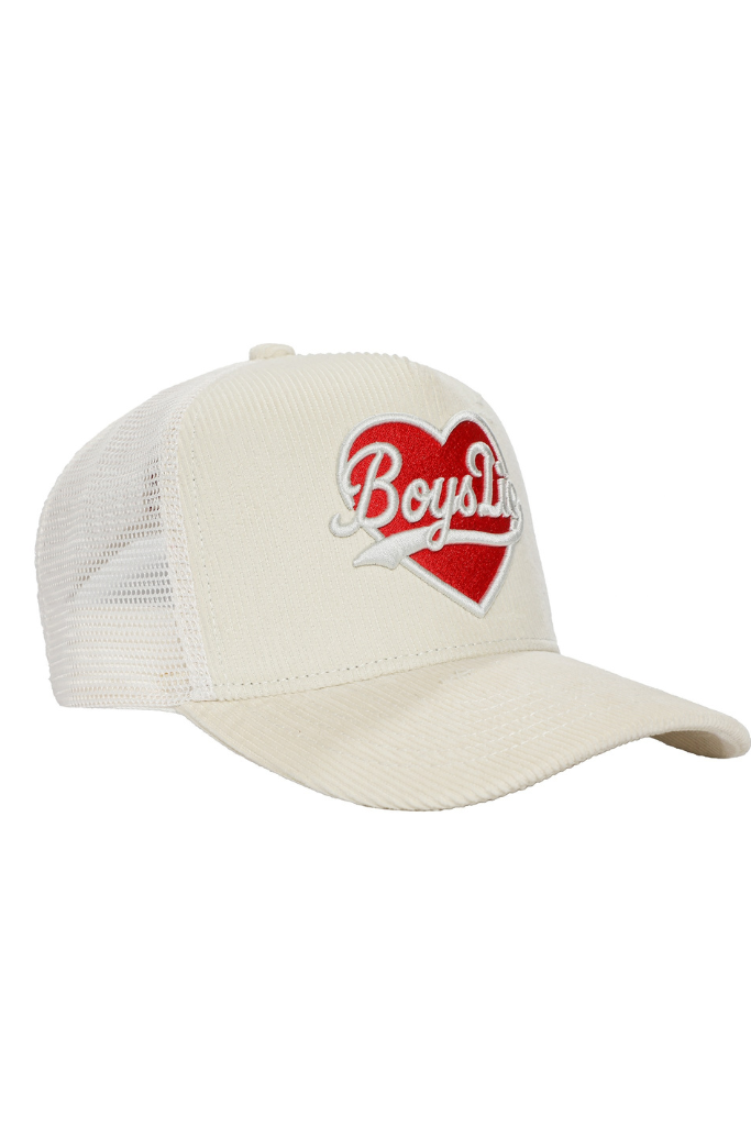 Boys Lie Signature Trucker - White
