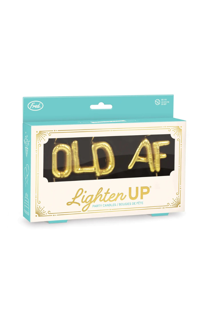 &#039;Old AF&#039; Birthday Candles