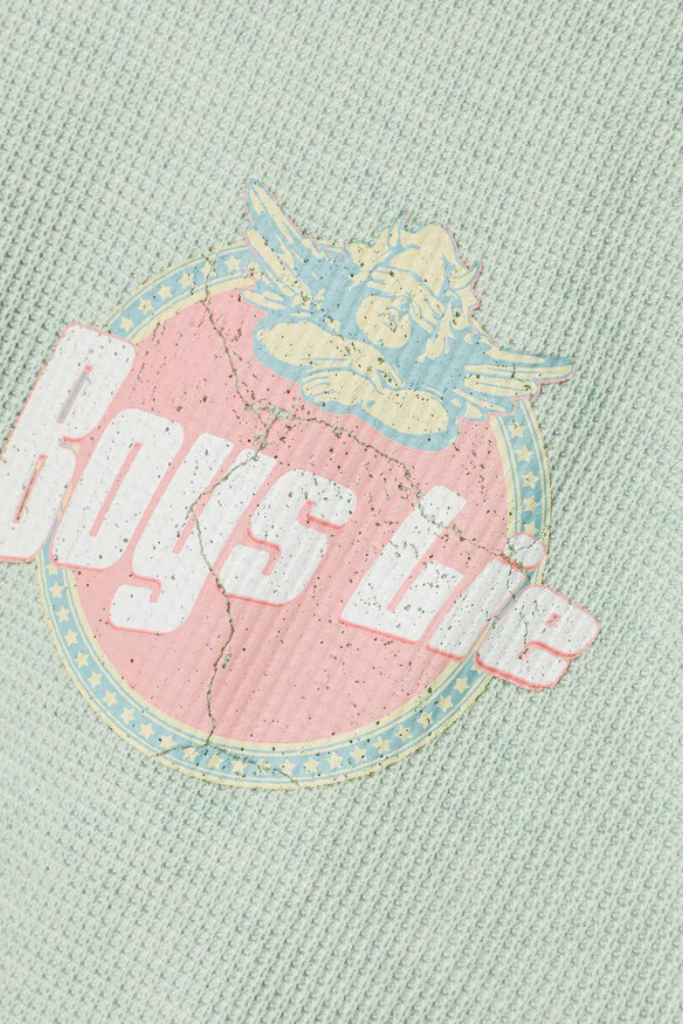 Boys Lie Breakfast Beers Kara Crewneck - Pastel Sage