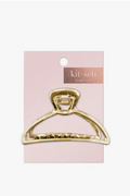 Kitsch Open Shape Claw Clip - Gold