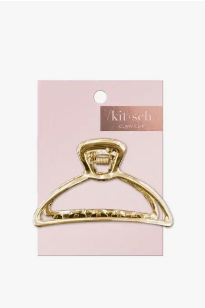 Kitsch Open Shape Claw Clip - Gold
