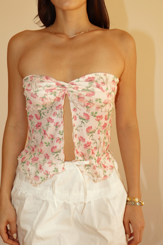 Felt Truth Tube Top - Pink