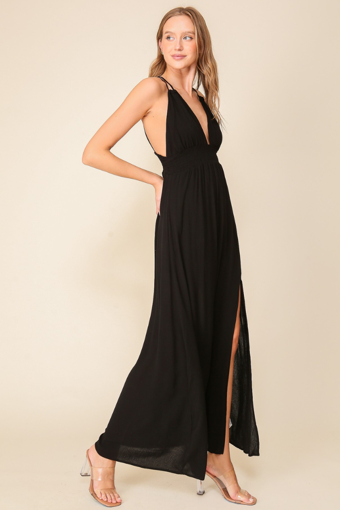 I Believe Maxi Dress - Black