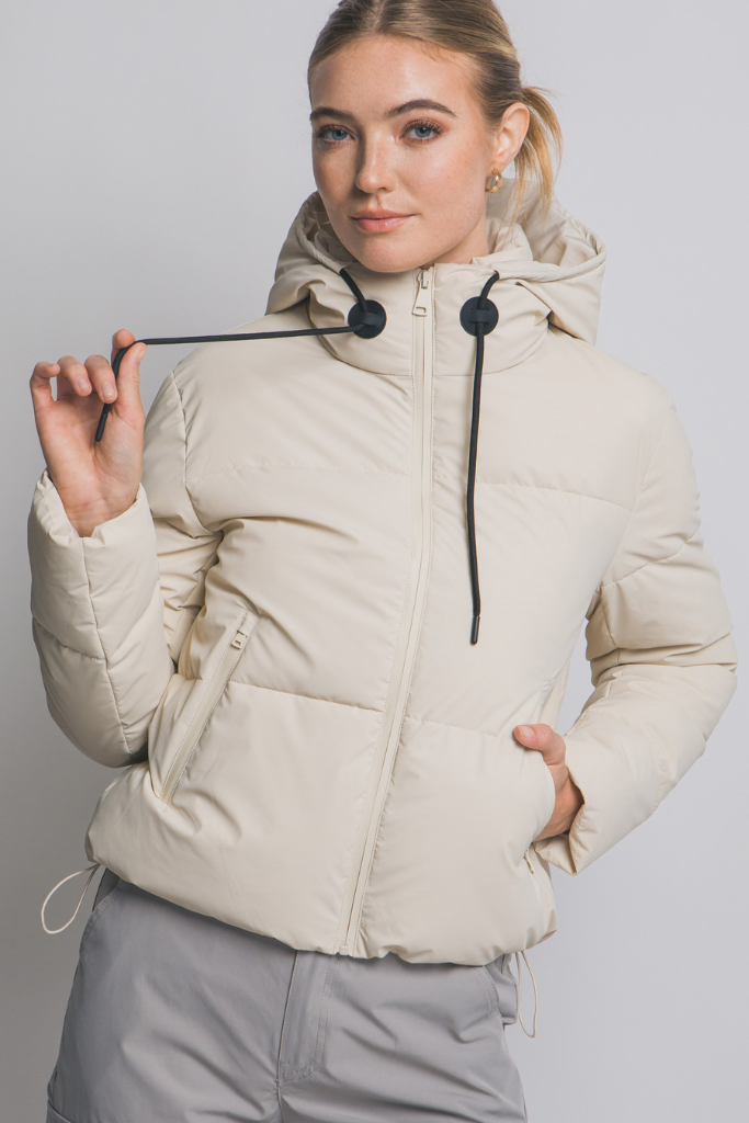 Love Pulse Puffer Jacket - Cream