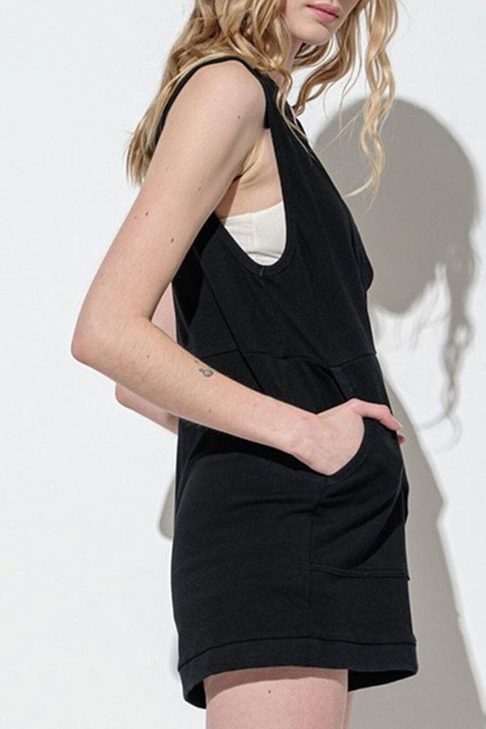 Heart Eyes Romper - Black