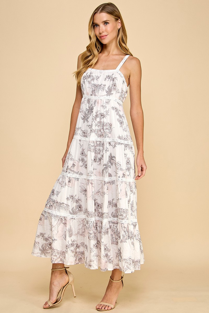 Rebel Without Maxi Dress - Blush