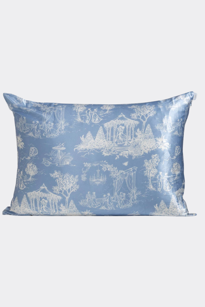 KITSCH Bridgerton x Kitsch Satin Pillowcase - Garden Toile