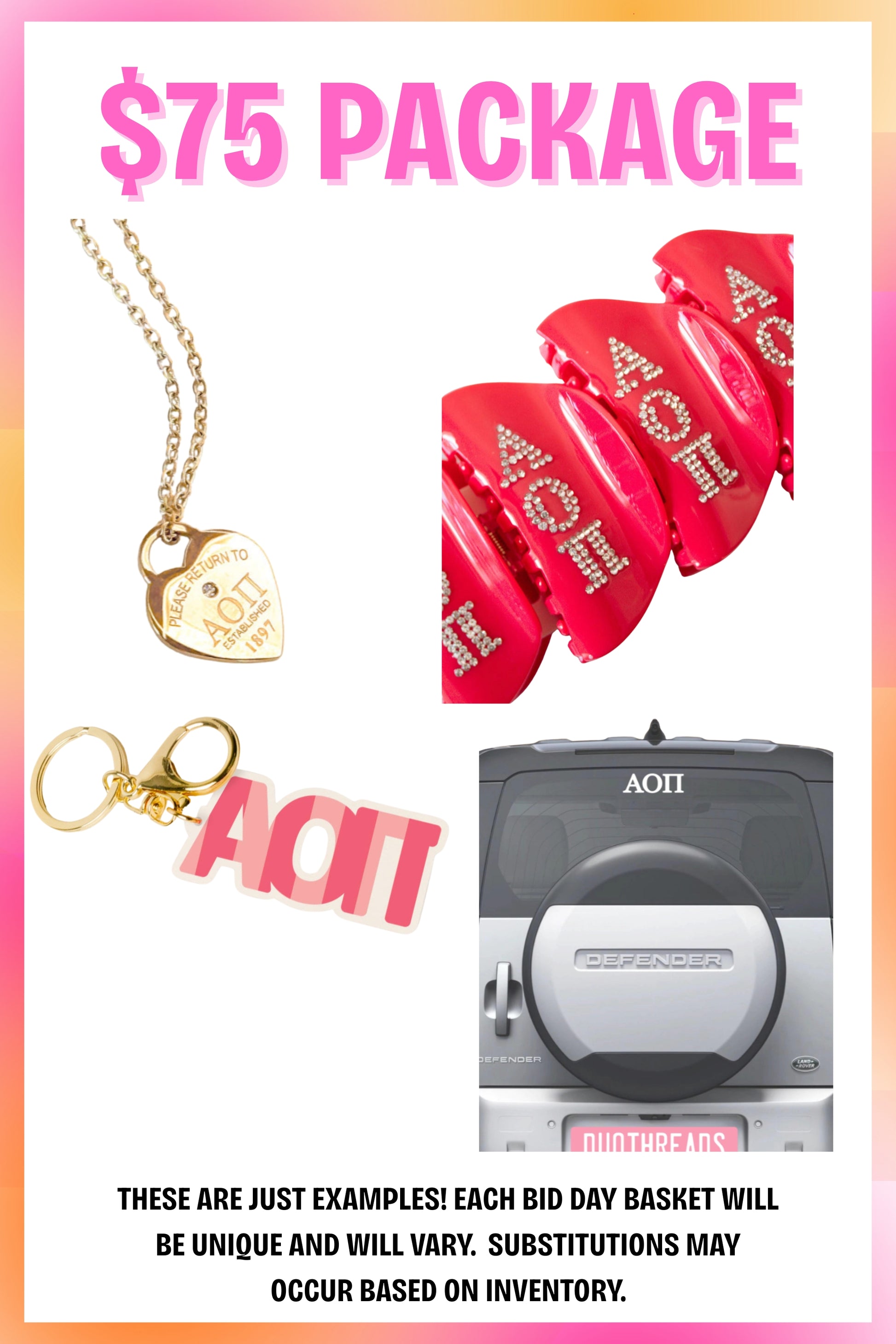 Bid Day Basket (Pre-Order)