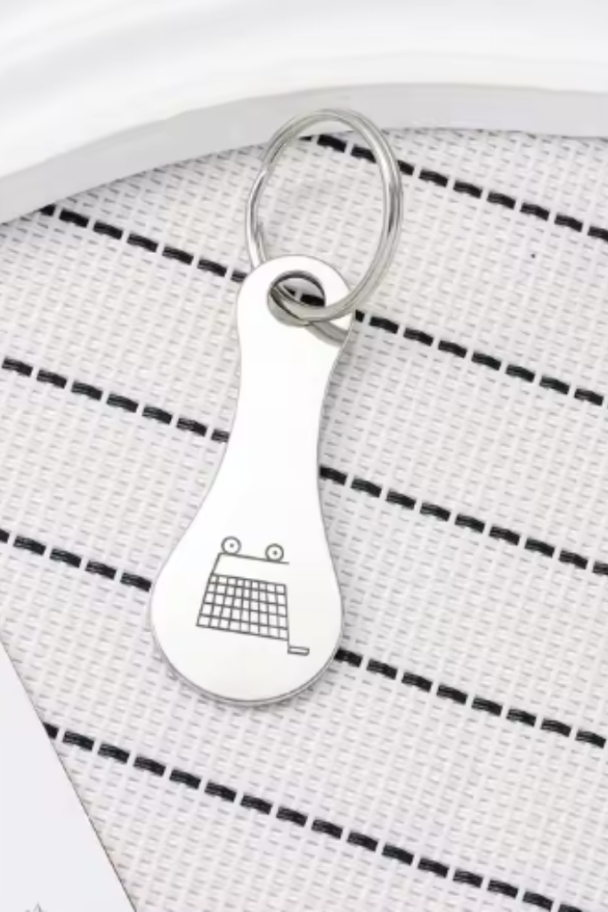 Shopping Cart Quarter Keychain
